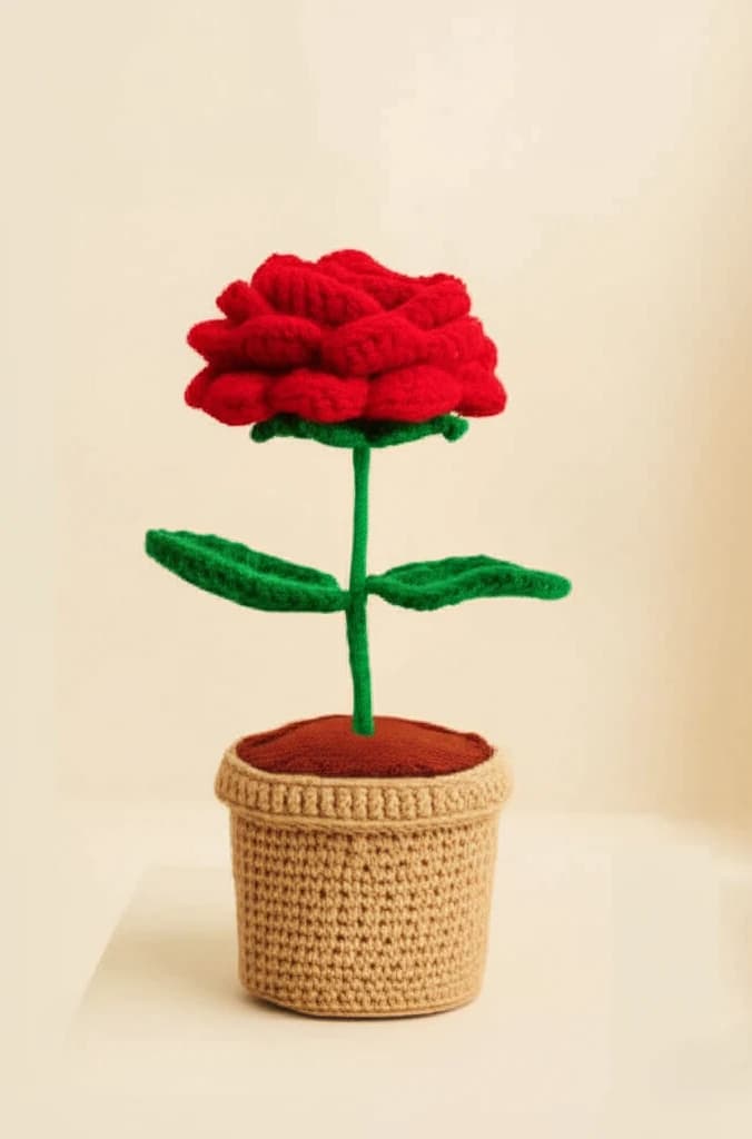 Rose Flower Pot