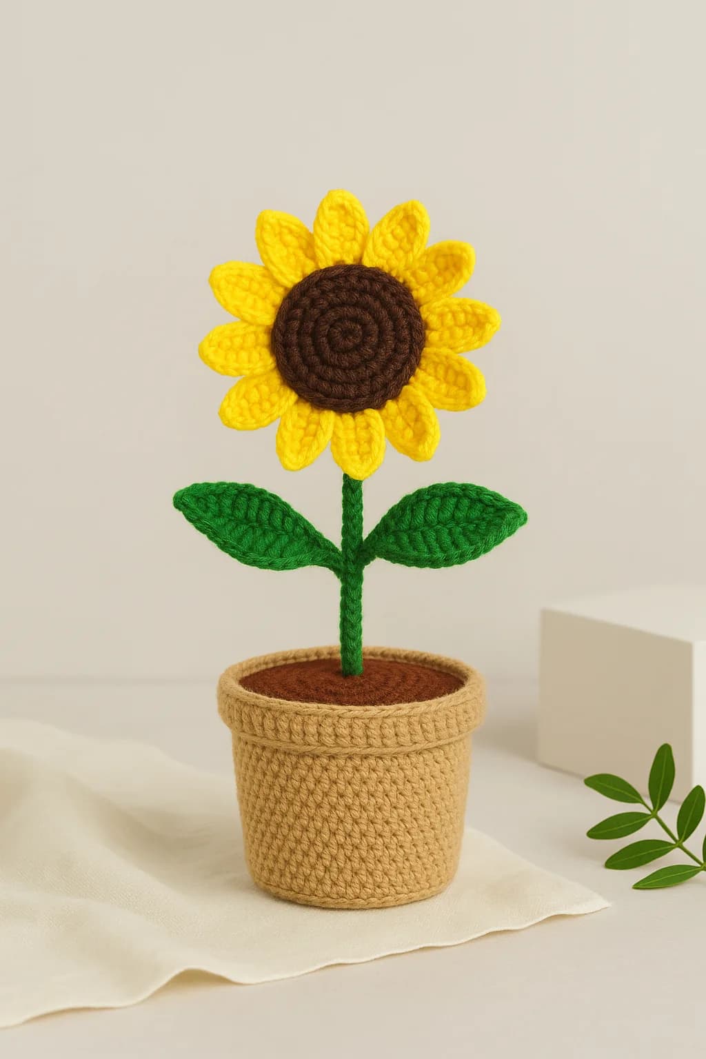 Sunflower Flower Pot
